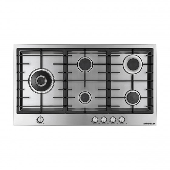 MONDIN SH905VTGLX Ασημί 89cm Εστία Αερίου MONDIN SH905VTGLX Ασημί 89cm Εστία Αερίου